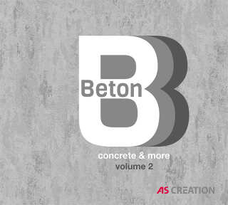 Обои «Beton 2» марки «A.S. Création»: обоев 96; интерьеров 62