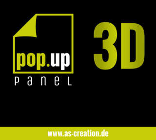 Wallpaper Collection «pop.up panel 3D» by «Livingwalls»: Wallpaper Item 28; Interior Views 28