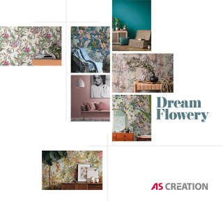 Wallpaper Collection «Dream Flowery» by «A.S. Création»: Wallpaper Item 65; Interior Views 65
