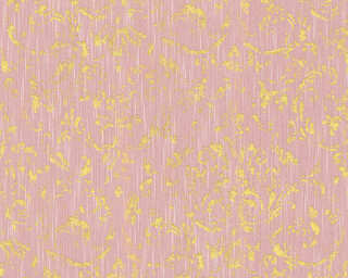 Architects Paper non-woven wallpaper «Uni, Gold, Metallic, Pink» 306604