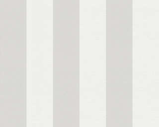 A.S. Création Vliestapete «Streifen, Grau, Weiß» 314031