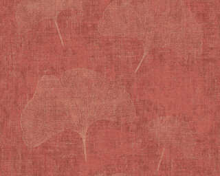 A.S. Création non-woven wallpaper «Floral, Metallic, Red, Silver» 322651