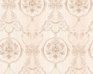 A.S. Création non-woven wallpaper «Cream, Metallic, Pink» 330835