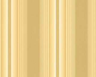 A.S. Création non-woven wallpaper «Stripes, Cream, Gold, Metallic» 330851