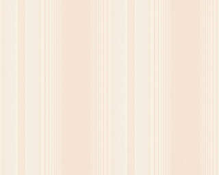 A.S. Création non-woven wallpaper «Stripes, Cream, Metallic, Pink» 330854