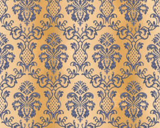 A.S. Création non-woven wallpaper «Blue, Brown» 335454