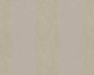 Architects Paper non-woven wallpaper «Stripes, Brown, Metallic» 335813