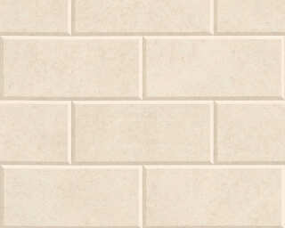 Versace Home non-woven wallpaper «Tile, Beige, Cream» 343221