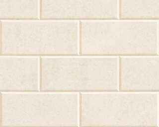 Versace Home non-woven wallpaper «Tile, Beige, Cream» 343225