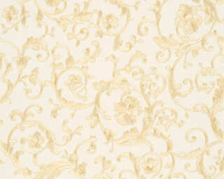 Versace Home non-woven wallpaper «Beige, Cream, Gold, Metallic» 343261