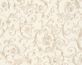 Versace Home non-woven wallpaper «Beige, Cream, Metallic» 343263