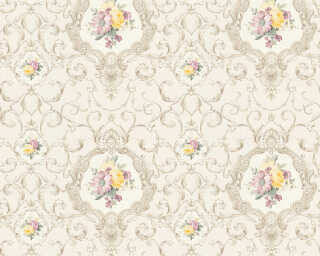 A.S. Création non-woven wallpaper «Colourful, Cream, Grey» 343912