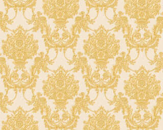 A.S. Création non-woven wallpaper «Cream, Gold, Metallic, Yellow» 344924