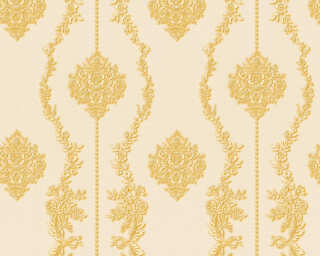 A.S. Création non-woven wallpaper «Cream, Gold, Metallic, Yellow» 344934