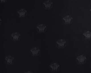 Versace Home non-woven wallpaper «Fabric, Black» 348622