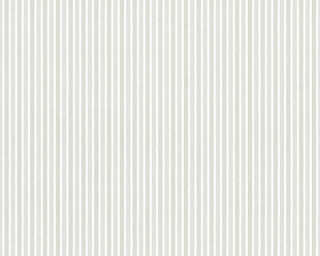 A.S. Création non-woven wallpaper «Stripes, Grey, Metallic» 355652
