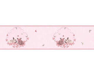 A.S. Création Border «Child motif, Colourful, Metallic, Pink» 355671