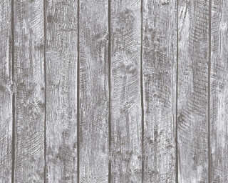 A.S. Création non-woven wallpaper «Wood, Grey» 358412