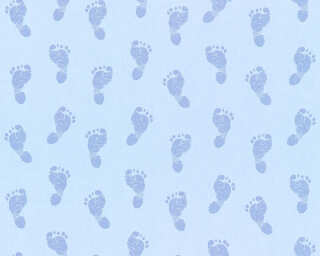A.S. Création non-woven wallpaper «Child motif, Blue, Metallic» 358632