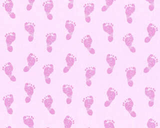 A.S. Création non-woven wallpaper «Child motif, Metallic, Pink» 358633