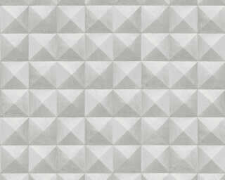 Lutèce non-woven wallpaper «Tile, 3D, Beige, Grey, Taupe» 362752