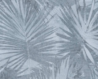 A.S. Création non-woven wallpaper «Jungle, Blue, Grey» 363855