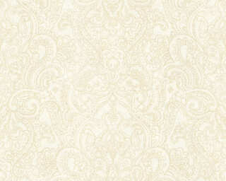 Livingwalls non-woven wallpaper «Baroque, Beige, Cream, Gold, Metallic» 364581