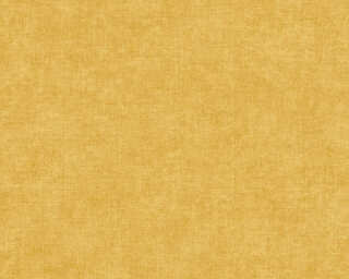 Livingwalls non-woven wallpaper «Uni, Yellow» 367213