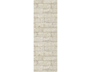 Livingwalls Design panel «Stone, Cottage, Beige, Brown, Cream» 368471