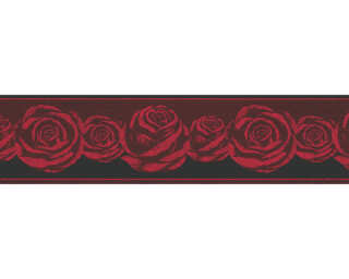 A.S. Création плоский винил «Флора, Красные, Розовые, Черные» 368621