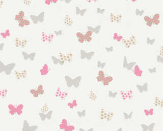 A.S. Création non-woven wallpaper «Grey, Pink, Taupe, White» 369332