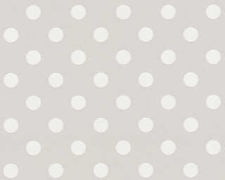 Livingwalls papier peint intissé «motif enfant, Graphique, blanc, gris» 369342