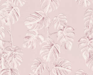 A.S. Création non-woven wallpaper «Jungle, Pink, White» 372811