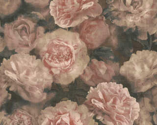 A.S. Création Vliestapete «Blumen, Rosa, Rot, Schwarz» 374022