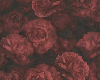 A.S. Création Vliestapete «Blumen, Rot, Schwarz» 374024