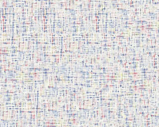 Daniel Hechter papier peint intissé «Graphique, blanc, bleu, multicolore, rouge» 375244