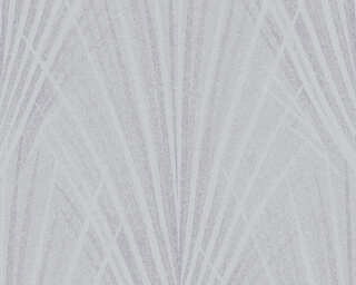 A.S. Création papier peint intissé «Floral, gris» 375534