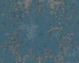 A.S. Création non-woven wallpaper «Blue, Metallic» 376485