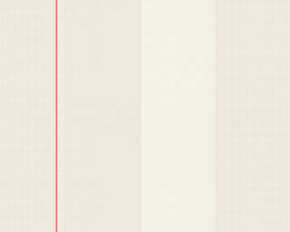 Karl Lagerfeld Vliestapete «Streifen, Grau, Rot, Weiß» 378483
