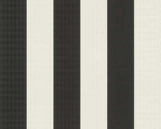 Karl Lagerfeld Vliestapete «Streifen, Schwarz, Weiß» 378492