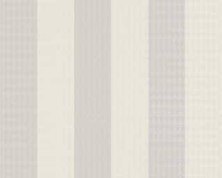 Karl Lagerfeld Vliestapete «Streifen, Beige, Weiß» 378494