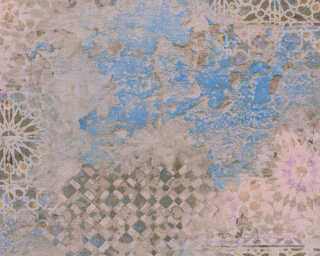Livingwalls non-woven wallpaper «Beige, Blue, Brown» 378581