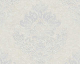 Livingwalls papier peint intissé «Baroque, beige, blanc, gris» 379015