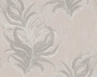 Livingwalls non-woven wallpaper «Baroque, Cream, Grey» 380092