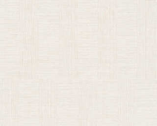 A.S. Création non-woven wallpaper «Stripes, Cream, Metallic» 380261