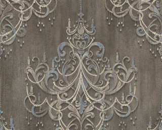 Livingwalls non-woven wallpaper «Baroque, Beige, Brown, Grey» 380961