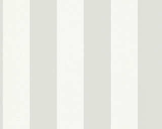A.S. Création non-woven wallpaper «Stripes, Grey, White» 381012