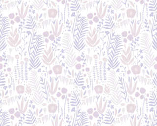 Livingwalls non-woven wallpaper «Child motif, Pink, Purple, White» 381181