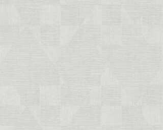 Livingwalls papier peint intissé «Tuile, blanc, gris» 381963