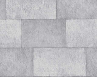 Livingwalls papier peint intissé «Tuile, gris» 382011
